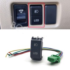 Ajuste para Nissan Xterra 2008-2015 farol de neblina dianteiro e interruptor de LED interruptor de chave dupla comprar usado  Enviando para Brazil