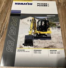 Prospekt komatsu pc45mr gebraucht kaufen  Oschatz
