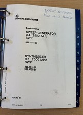 Rhode schwarz sweep for sale  BISHOP'S STORTFORD