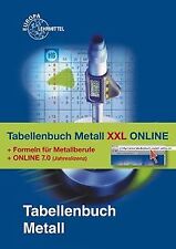 Tabellenbuch metall xxl gebraucht kaufen  Berlin