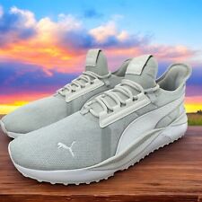Tênis Puma Pacer Future masculino branco cinza atlético casual tamanho 12 com cadarço comprar usado  Enviando para Brazil