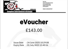 Cex 143 pounds for sale  NORTHOLT