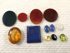 Usado, Coleção de pedras semipreciosas, lápis-lazúli, opala, peridoto, citrino, ágata comprar usado  Enviando para Brazil