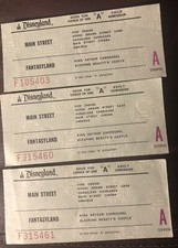 Vintage disneyland tickets for sale  Olympia