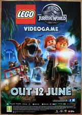 Lego Jurassic World RARO PS4 XBOX ONE 59cm x 84cm pôster promocional comprar usado  Enviando para Brazil
