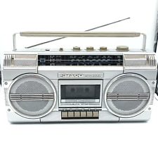 Sharp GF-4500 1982 Silver Boombox Radio fonctionnelle - Lecteur cassette HS comprar usado  Enviando para Brazil