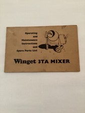 Winget 3ta mixer for sale  BRENTWOOD