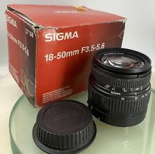 EXCELENTE ESTADO Sigma 18-50mm LENTE ZOOM para Canon COM tampa + CAIXA -TESTADA-991, usado comprar usado  Enviando para Brazil
