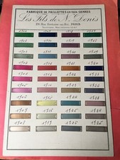 Ancien nuancier couleur d'occasion  Étaples