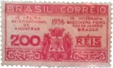 Brasi 1936 9º Feira Inter. de Amostras Rio de Janeiro Completamente NOVO comprar usado Brasi 1936 9º Feira Inter. de Amostras Rio de Janeiro Completamente NOVO comprar usado  Brasil