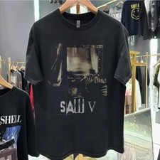 Camiseta Saw Movie, Saw Graphic estilo retrô preta unissex reimpressão KH14726 comprar usado  Enviando para Brazil