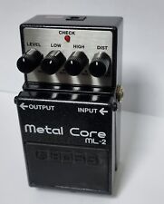 Pedal de efeitos de guitarra Boss ML-2 metal core distorção - ÓTIMO!! comprar usado  Enviando para Brazil