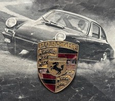Genuine porsche badge for sale  LUTON