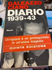 Galeazzo ciano diario usato  Roma