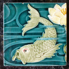 Jugendstil fliese art gebraucht kaufen  Deutschland
