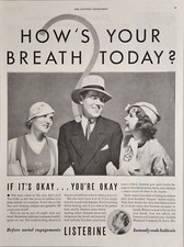 1933 print listerine for sale  Sterling Heights
