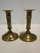 Pair brass candleholders for sale  Longview