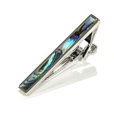 Abalone tie clip for sale  Jericho