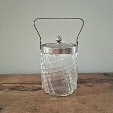 Usado, Antiguo barril de galletas de vidrio holandés FRISIAN WIRE 1890 remolino tarr... comprar usado  Enviando para Brazil