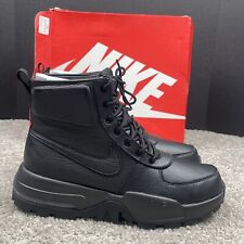 Botas Nike masculinas tamanho 8 EUA Air Max Goaterra 2.0 couro preto combate 916816-001 comprar usado  Enviando para Brazil