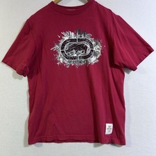 Camiseta gráfica Ecko Unltd vermelha M algodão estampa gráfica rinoceronte The Block Is Hot comprar usado  Enviando para Brazil