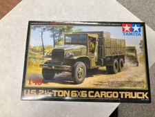 Caminhão de carga EUA 2-1/2 toneladas 6 X 6 Tamiya NIOB em escala 1/48, usado comprar usado  Enviando para Brazil