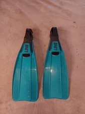 Barbatanas de mergulho Cressi-Sub Swim Rondine Line tamanho 5-6. Taglia 38-39. Azul-petróleo comprar usado  Enviando para Brazil