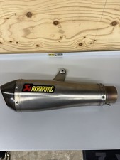 Akrapovic titanium slip for sale  WARWICK