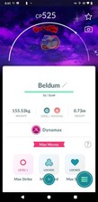 Błyszczące tło Dynamax Beldum Dark Skies - P T C 0R Trade 20k Stardust na sprzedaż  Wysyłka do Poland