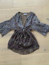 Belair seidenbluse pailletten gebraucht kaufen  Deutschland