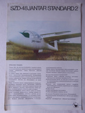 Usado, DOCUMENT PUB PZL SZD-48 JANTAR STANDARD 2 PLANEUR GLIDER SOARING comprar usado  Enviando para Brazil