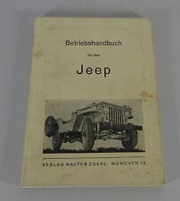 Betriebsanleitung handbuch jee gebraucht kaufen  Jever