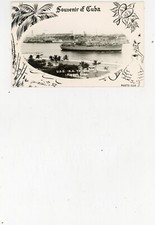 Usado, ca 1950's em relevo EUA Cartão postal foto navio da Marinha "K.A.Thuban" em Havana Cuba comprar usado  Enviando para Brazil