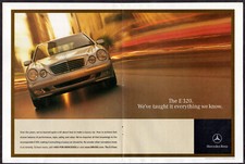 2001 MERCEDES E320 Vintage Original Impressão Dobrável Central AD Prata Classe E foto de carro comprar usado  Enviando para Brazil