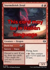 Mtg stormshriek feral usato  Italia