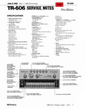 Roland 606 service usato  Italia
