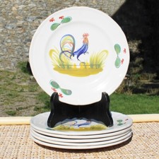 Ensemble assiettes dessert d'occasion  Cerisy-la-Salle