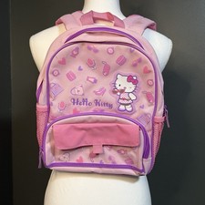 Mochila escolar vintage 2007 Sanrio Hello Kitty rosa meninas Y2K estampa fofa comprar usado  Enviando para Brazil