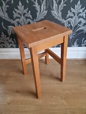 Vintage wooden stool for sale  STOKE-ON-TRENT