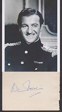 David niven autograph for sale  LONDON