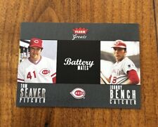 Tom Seaver Johnny Bench 2004 Fleer Greats Battery Mates #3 MLB HOF/1979 segunda mano  Embacar hacia Argentina