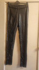 Leather look leggings for sale  GLASGOW