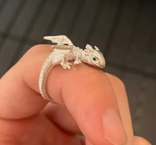 Adjustable ring silver for sale  LONDON