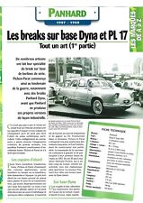 Document panhard breaks d'occasion  Calonne-Ricouart