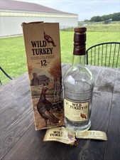 Garrafa vazia de WILD TURKEY 12 anos uísque Bourbon vintage 101 caixa rara comprar usado  Enviando para Brazil