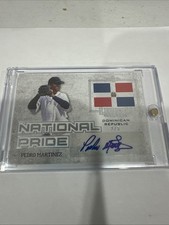 Pedro Martinez🔥Boston Red Sox Bandeira Dominicana AUTO 2/5 Hall da Fama comprar usado  Enviando para Brazil