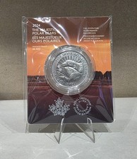 Używany, 1 Once Argent 999/1000 Canada Polar Bear 2024 en Coincard na sprzedaż  Wysyłka do Poland