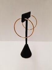 Usado, Brincos grandes de argola sem fim folheados a ouro 18k Rommanel comprar usado  Enviando para Brazil