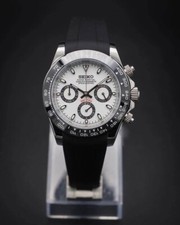 Seikmod cronógrafo mostrador panda | moldura preta tachy, pulseira de borracha, quartzo comprar usado  Enviando para Brazil