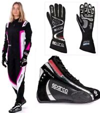 TRAJE DE CARRERAS GO KART DAMAS CIK/FIA LEVEL2 APROBADO CON ZAPATOS Y GUANTES segunda mano  Embacar hacia Mexico